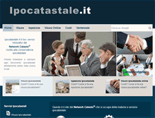 Tablet Screenshot of ipocatastale.it